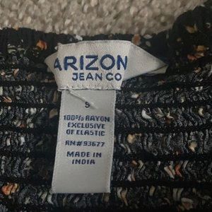 a floral romper from Arizona jean co